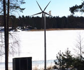a turbina eólica 3KW começo do vento do sistema de energia da grade no baixo reduz Bill bonde